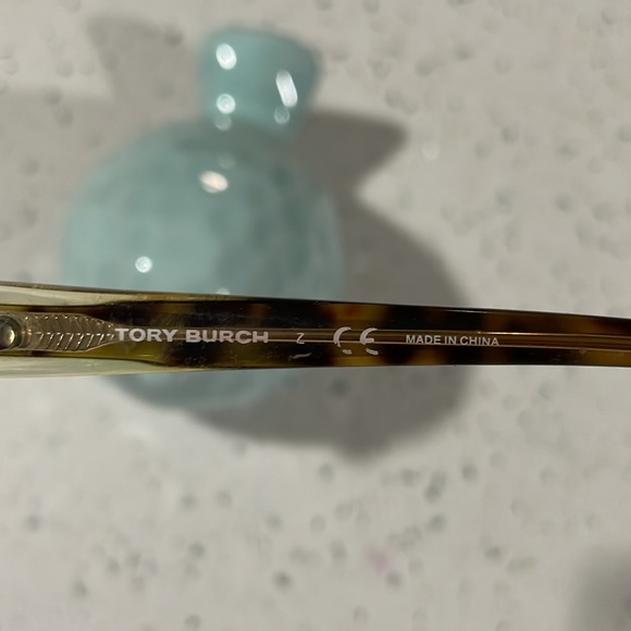 Tory Burch brown torti glasses frames (no lenses), preowned - Picture 5 of 10
